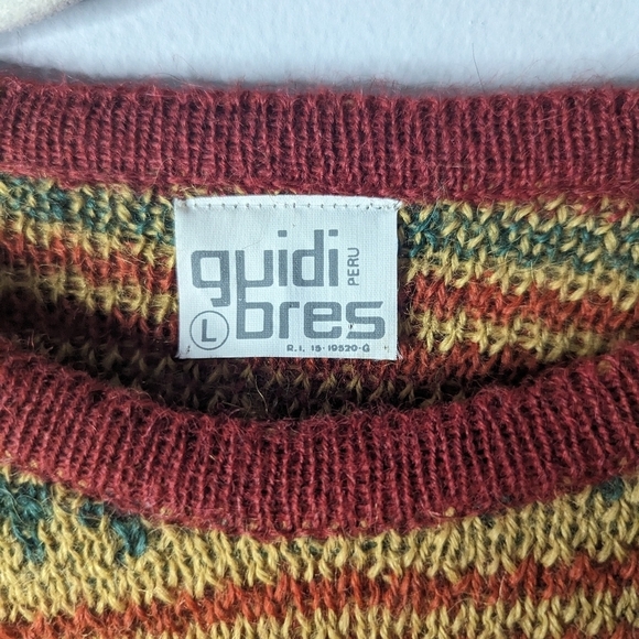 Peruvian Sweater Size Men's Large - Picture 3 of 3